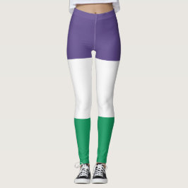 Suffragette vlag leggings