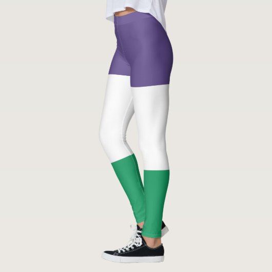 Suffragette vlag leggings (Links)