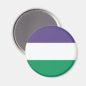 Suffragette vlag magneet (Voorkant / Achterkant)