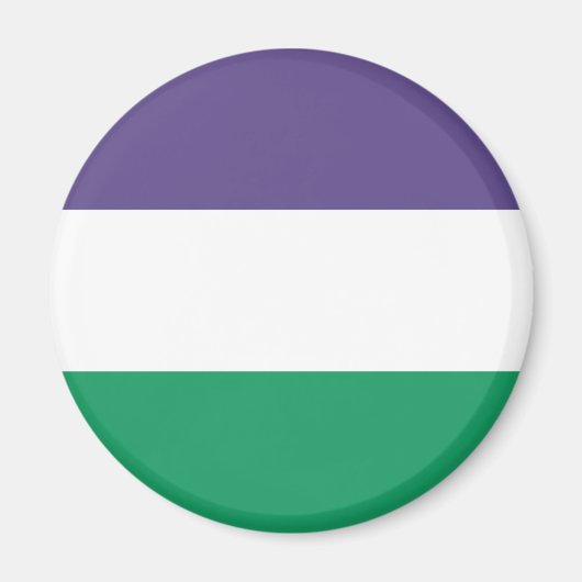 Suffragette vlag magneet (Voorkant)
