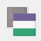 Suffragette vlag magneet (Voorkant / Achterkant)