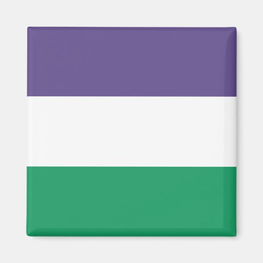 Suffragette vlag magneet (Voorkant)