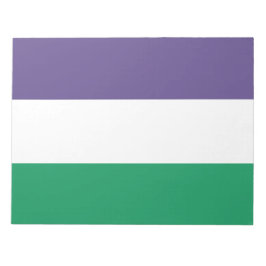 Suffragette vlag notitieblok