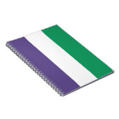 Suffragette vlag notitieboek (Rechterzijde)