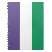 Suffragette vlag notitieboek (Voorkant)