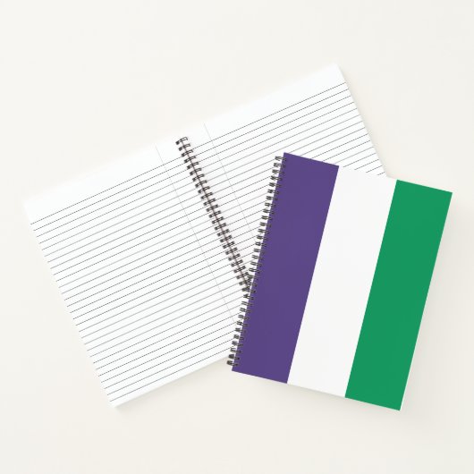 Suffragette vlag notitieboek (Binnen)