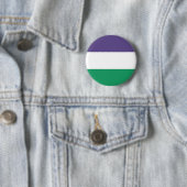 Suffragette vlag Overlijden vrouwen Ronde Button 5,7 Cm (In situ)