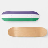 Suffragette vlag persoonlijk skateboard (Horizontaal)
