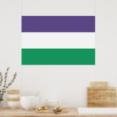 Suffragette vlag poster (Keuken)