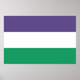 Suffragette vlag poster