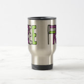 Suffragette vlag reisbeker (Center)