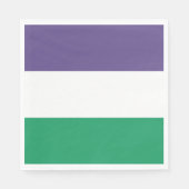 Suffragette vlag servet (Voorkant)