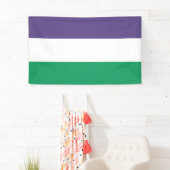 Suffragette vlag spandoek (Insitu)