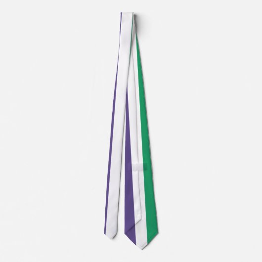 Suffragette vlag stropdas (Achterkant)