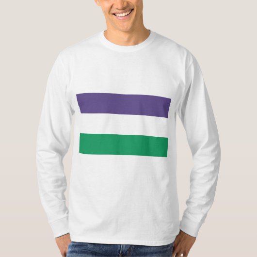 Suffragette vlag t-shirt (Voorkant)