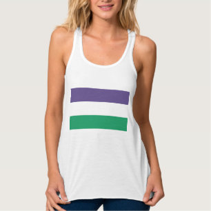 Suffragette vlag tanktop
