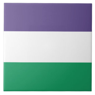 Suffragette vlag tegeltje
