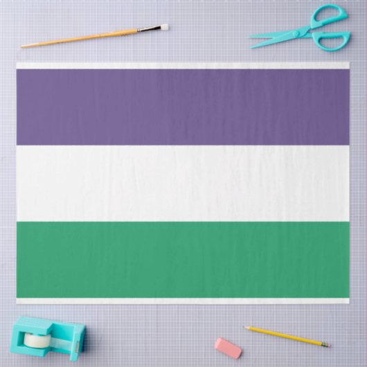 Suffragette vlag tissuepapier (Craft)