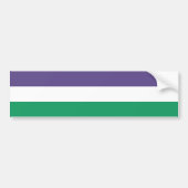 Suffragette Vlag Vrouwen Suffrage Pro-Choice Bumpersticker (Voorkant)