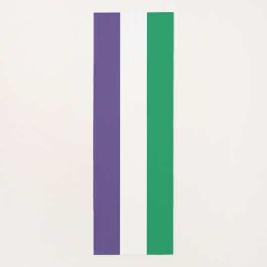 Suffragette vlag yogamat (Achterkant)