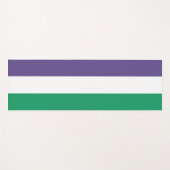 Suffragette vlag yogamat (Voorkant (horizontaal))