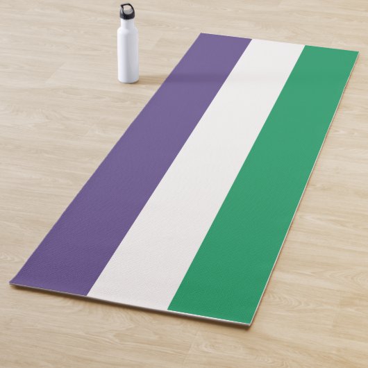 Suffragette vlag yogamat (In situ)
