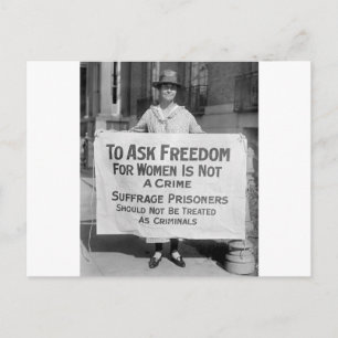 Suffragette voor Alice Paul, 1917 Briefkaart