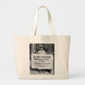 Suffragette voor Alice Paul, 1917 Grote Tote Bag (Voorkant)