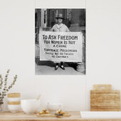 Suffragette voor Alice Paul, 1917 Poster (Keuken)