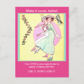  Suffragette vrouwen Stemmen  veranderd Briefkaart (Voorkant)
