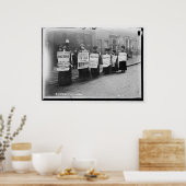 Suffragettes marcheren vanuit Londen Poster (Keuken)
