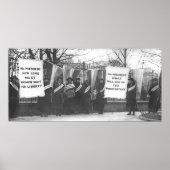 Suffragettes Picket het Witte Huis Poster (Voorkant)