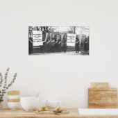 Suffragettes Picket het Witte Huis Poster (Keuken)