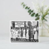Suffragettes St. Patrick's Day, 1921 Briefkaart (Staand voorkant)