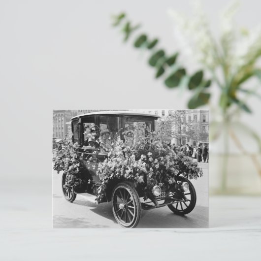 Suffragetteventilator: 1914 briefkaart (Staand voorkant)