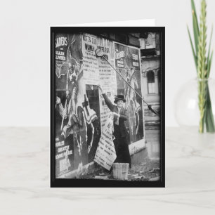 Suffragisten die stemmen uitbrengen voor vrouwen kaart