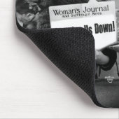 Suffragisten: "Laat ons niet omlaag" mousepad Muismat (Hoek)