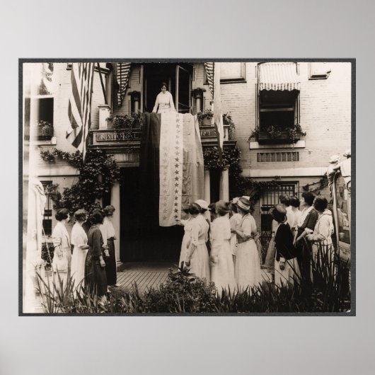 Suffragisten vieren ratificatie 19e wijziging poster (Voorkant)