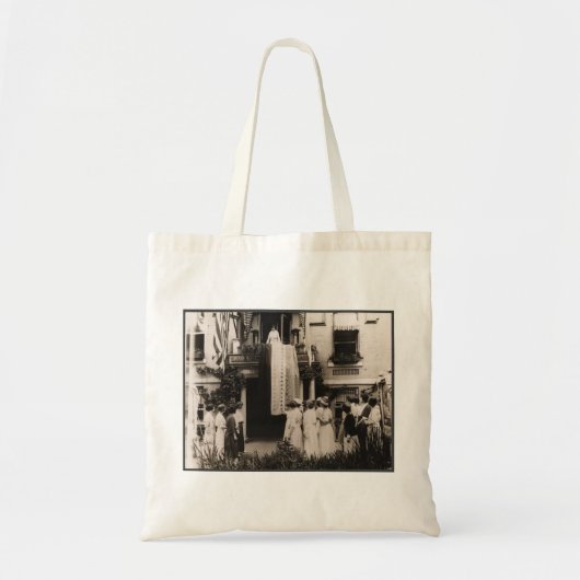 Suffragisten vieren ratificatie 19e wijziging tote bag (Voorkant)