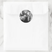 Suffragists Roos Sanderman en Elizabeth Freeman Ronde Sticker (Tas)