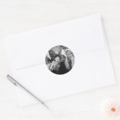Suffragists Roos Sanderman en Elizabeth Freeman Ronde Sticker (Envelop)