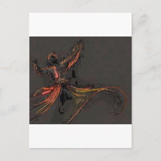 sufi lines briefkaart (Voorkant)