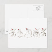 sufi lines briefkaart (Voorkant / Achterkant)