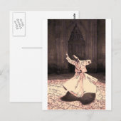 sufi meester in trance briefkaart (Voorkant / Achterkant)