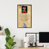 Sufi Mystic Wisdom by Rumi on faux Parchment BG Poster (Thuiskantoor)