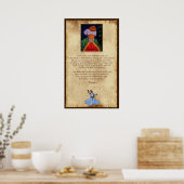Sufi Mystic Wisdom door Rumi op Parchment BG Poster (Keuken)