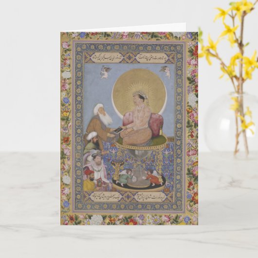 Sufi-wenskaart Kaart (Gele Bloem)