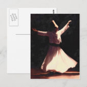 sufi's dansen briefkaart (Voorkant / Achterkant)