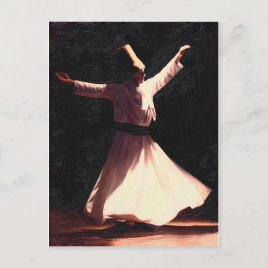 sufi's dansen briefkaart (Voorkant)