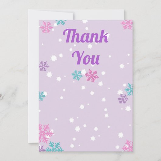 Suga Plum Dank je kaart (Voorkant)